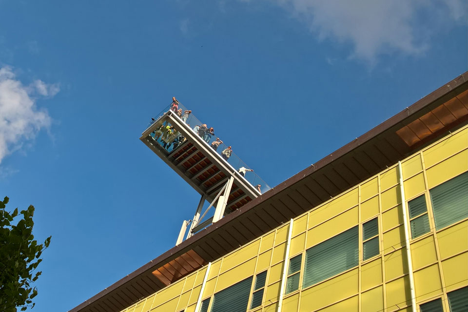 Смотровая рампа парка на крыше Саллинг Salling roof top