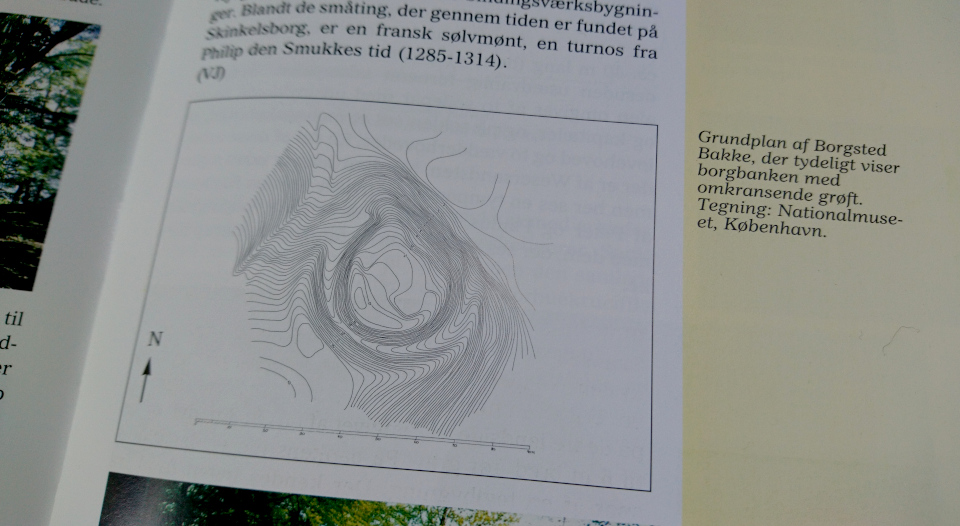 Borgsted bakke, Borgsted banke, Stenborg, Plumborg, Guide Middelalderen i Vejle amt, 1999