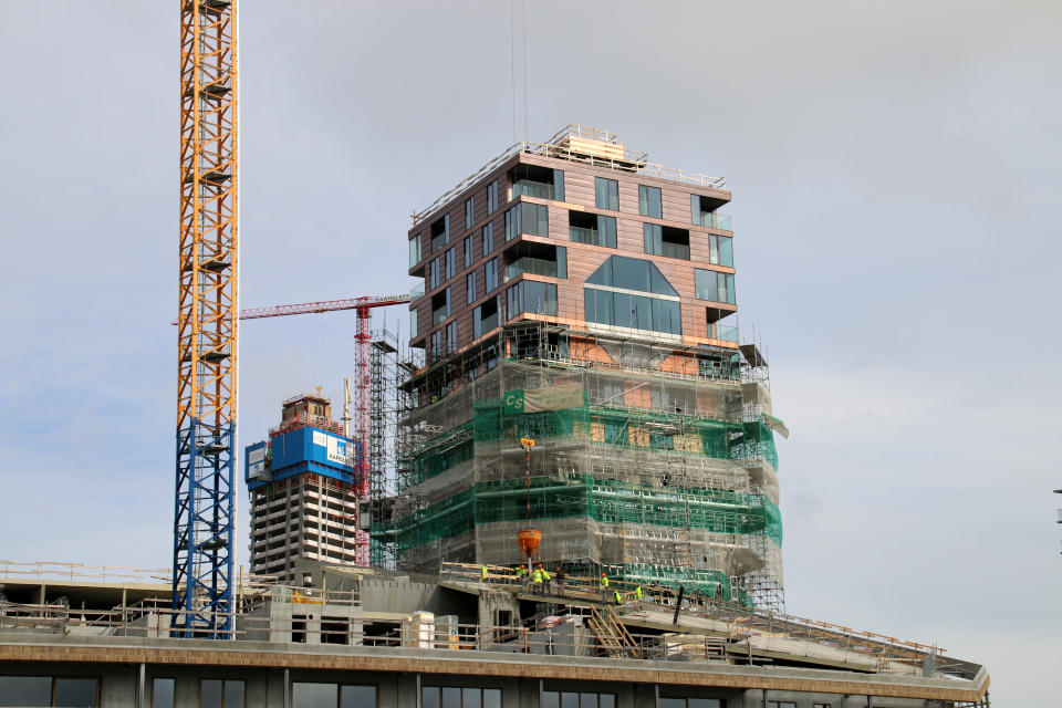 Kampanile, Light house. Bassin 7. Орхус Доклендс (Aarhus Ø), Дания 29 сентября 2021