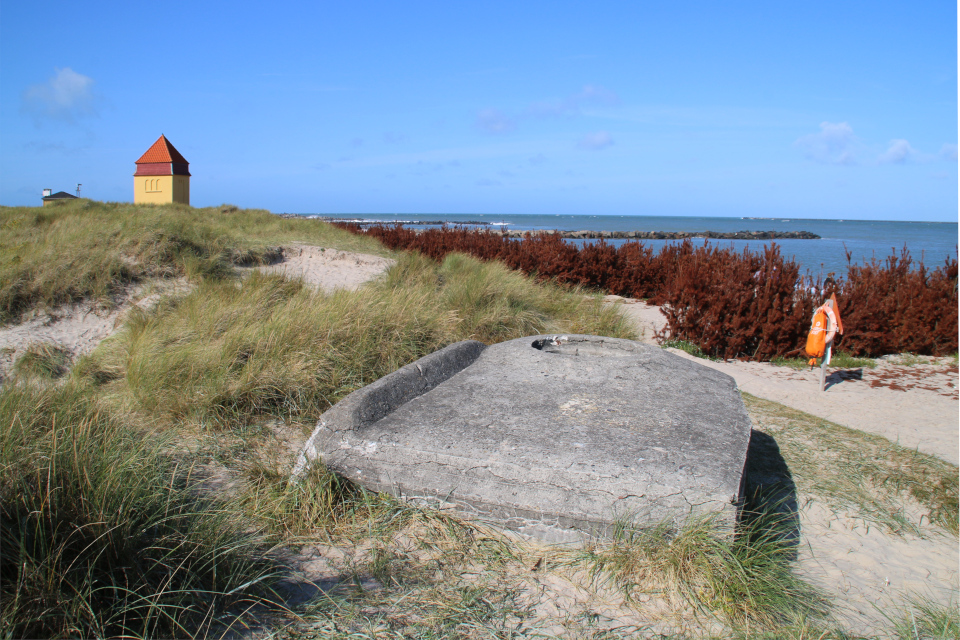 Бункеры Тюборён (Bunkerne Thyborøn), Атлантический вал, Дания. Фото 25 сентября 2021