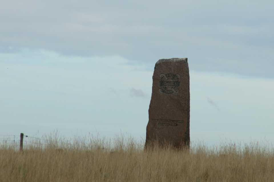 Christen Berg. Памятник. Маяк Бовбьерг, Лемвиг, Дания. Фото 26 сент. 2021