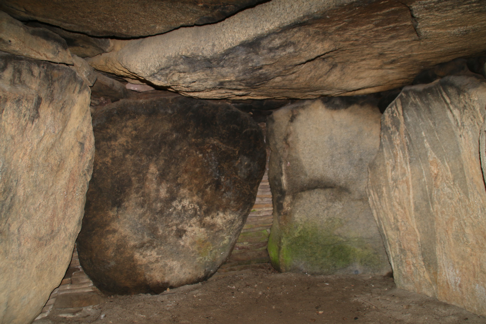 Коридорная гробница Грёнхой (Jættestuen Grønhøj), Хорсенс, Дания. Фото 25 окт. 2020