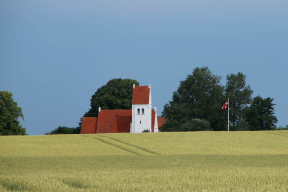 Церковь Виллингерёд, Villingerød kirke, Россия в Дании (Rusland i Danmark), Северная Зеландия, Дания. 3 июля 2022