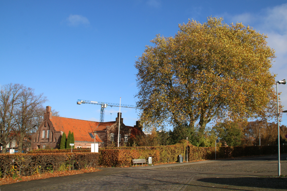 Храм св. Климента Римского в Орхусе (Den Hellige Bispemartyr Klement af Roms kirke i Aarhus), Вибю, Дания. Фото 7 нояб.2021